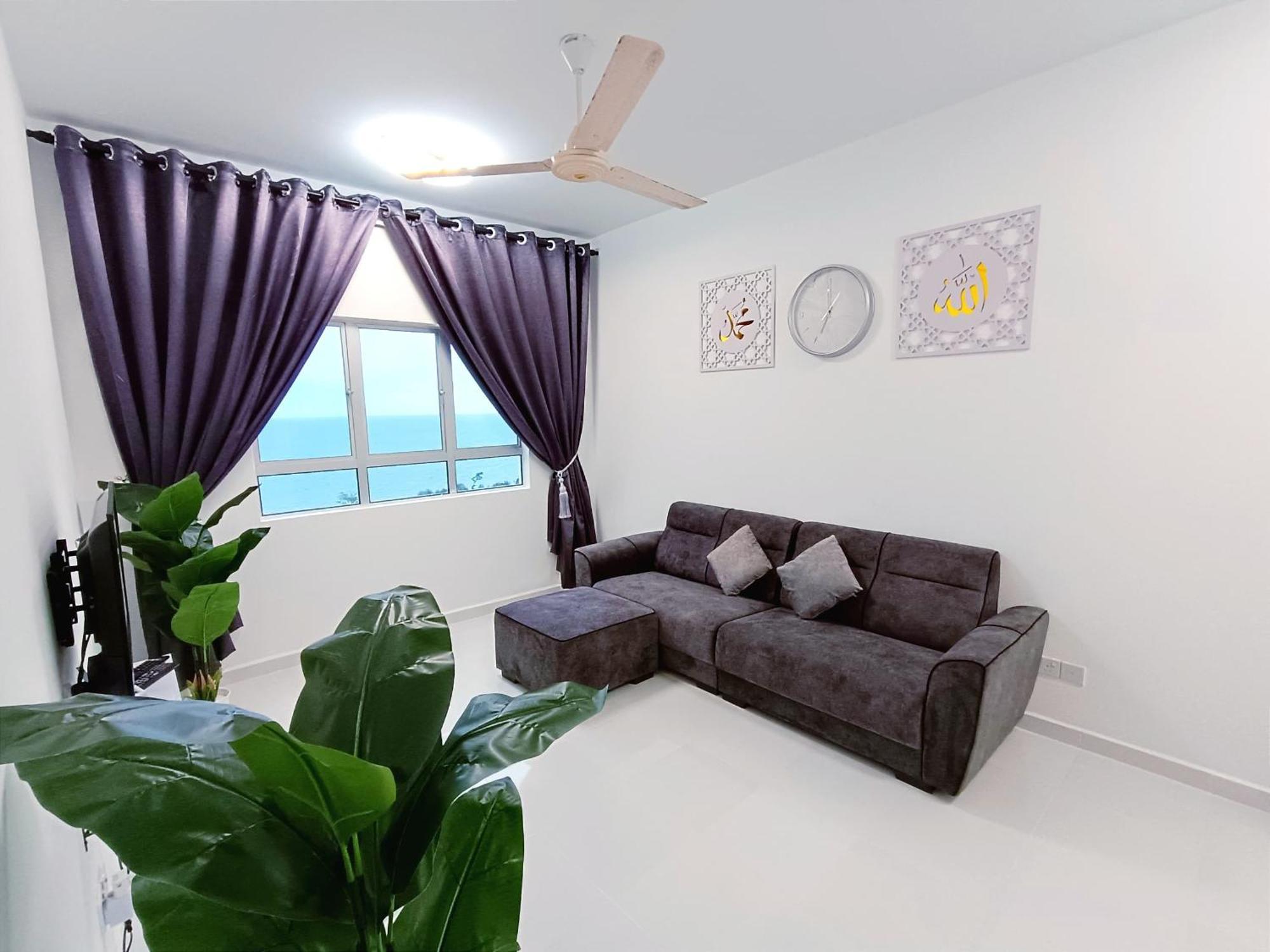D'Luna Homestay Terengganu Sea View / Drawbrige View / Near Hsnz, Ktcc, Drawbrige Куала-Тренгану Экстерьер фото